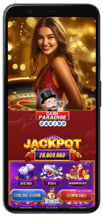 Cash Paradise Casino Android App on Phone